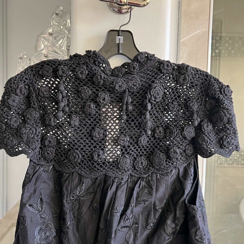 Alice + Olivia Ilaria Crochet Blouse - Picture 7 of 13